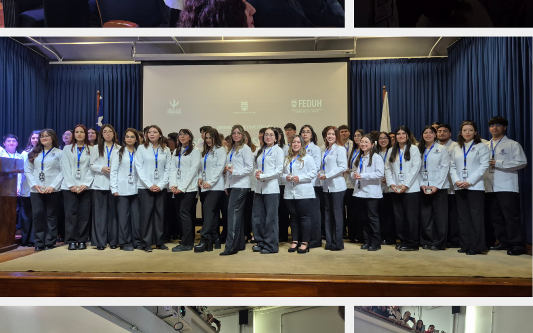 Ceremonia de Investidura de estudiantes de tercer año de Psicología